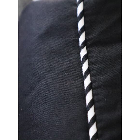 NWT DE Collection Black COTTON Dress Fit and Flare Short Sleeve Classic Medium - Picture 7 of 8